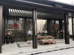 中式庭院风格户外休闲区