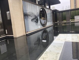 现代风格景观墙设计