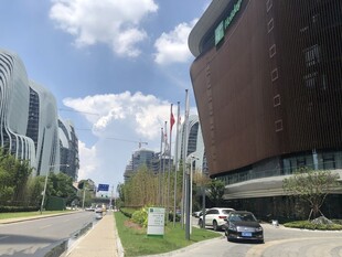 现代城市街道建筑景观