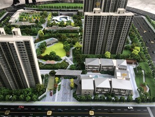 高端小区楼盘模型展示