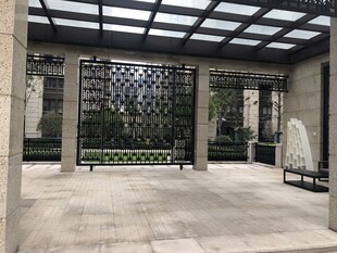 中式庭院露天休憩空间