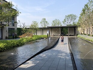 现代风格景观庭院步道