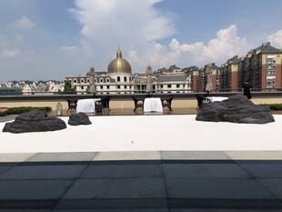 欧式建筑群景观