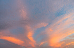 绚丽晚霞天空美景