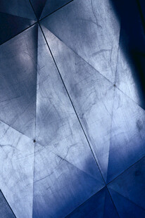 几何结构蓝色抽象图案