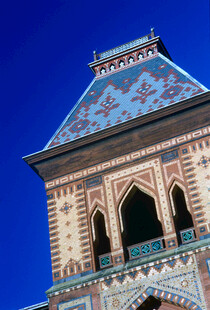 精美装饰的异域风格建筑