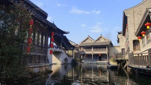 江南水乡古街景