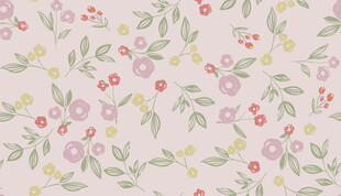 碎花图案布料纹理