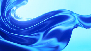 蓝色流动液体艺术画面