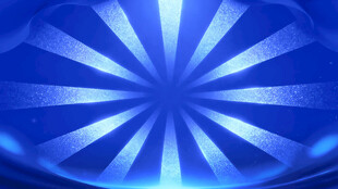 蓝色放射状炫光背景图