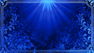 蓝色梦幻花纹背景图