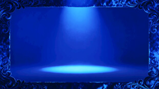 蓝色梦幻舞台背景