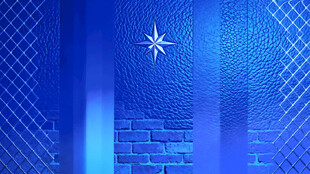 蓝色梦幻星空背景图案