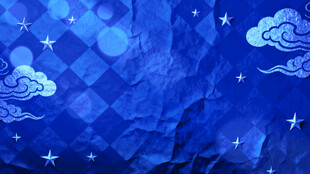 梦幻蓝色星空云朵背景图