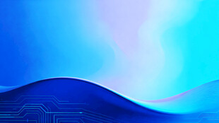 梦幻蓝色波浪背景图