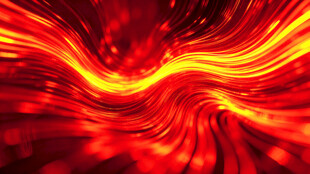 炫彩红色动感光线背景