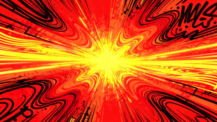 炫彩爆炸特效背景图