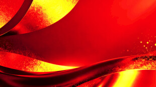 红色动感绸带背景画面