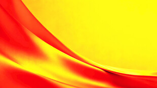 红黄渐变动感绸布背景