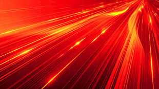 红色炫光动感线条背景图