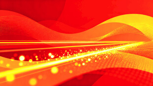 红色动感线条背景图