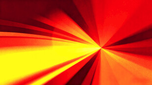 炫彩放射状红黄光线背景