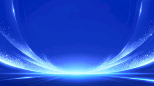 蓝色科技感光线背景图