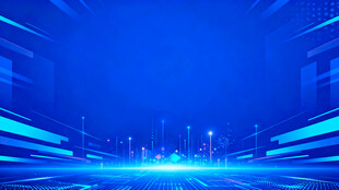 科技感蓝色未来感背景图