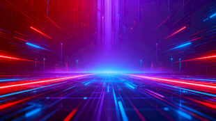 炫彩霓虹科技感未来通道