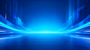 蓝色科技感光线背景图