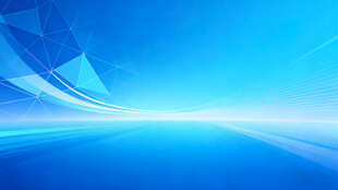 蓝色科技风抽象背景图