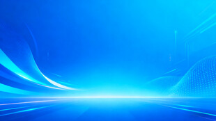 蓝色科技感梦幻光线背景