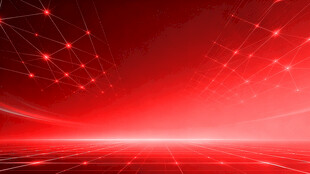 红色科技感光线背景图