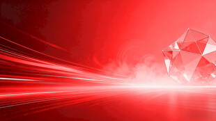 红色炫酷科技光线背景图