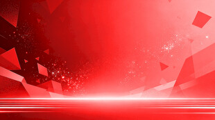 红色几何抽象背景图