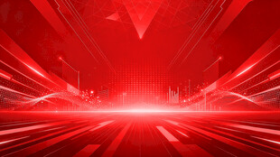 红色炫酷科技感背景图片