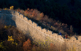 秋日长城壮丽风光