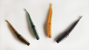 多彩仿真鱼饵展示