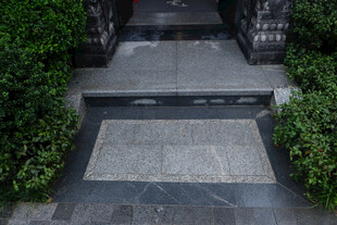 庭院中的石板小径