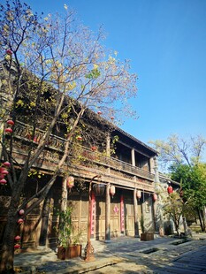 古雅中式建筑街道景致