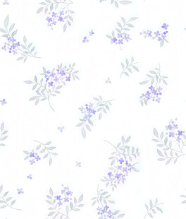 淡紫色花卉无缝图案背景