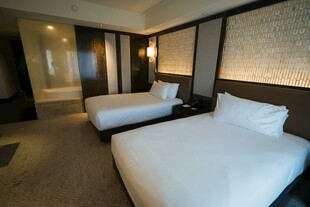 现代风格双床酒店客房