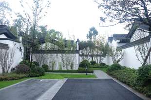 中式庭院景观道路