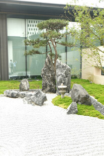 日式庭院景观石景布置