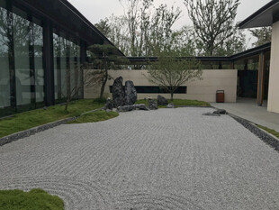 日式庭院景观静谧禅意空间