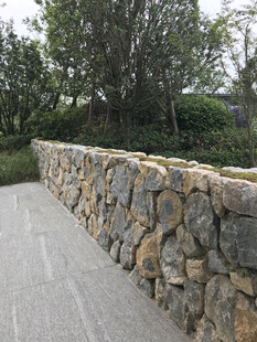 石砌景观墙自然之美