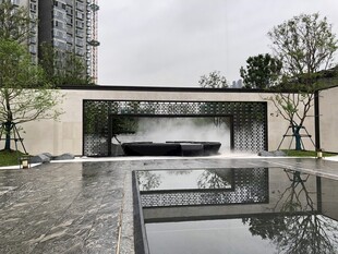 现代简约风格庭院景观