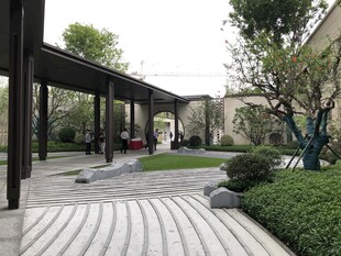 中式庭院户外休憩空间