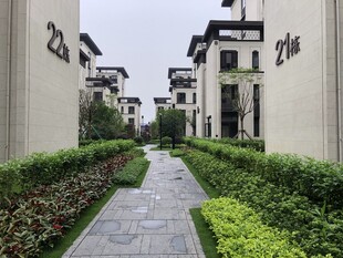 现代简约风格小区景观道