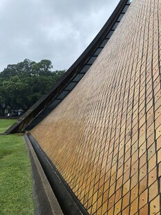 户外木质围栏景观